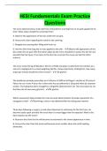 HESI Fundamentals Exam Practice Questions