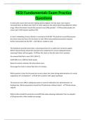 HESI Fundamentals Exam Practice Questions