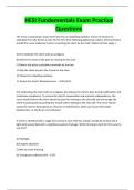 HESI Fundamentals Exam Practice Questions