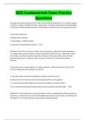 HESI Fundamentals Exam Practice Questions