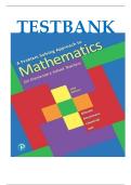 Complete Solution Manual A Problem Solving Approach to Mathematics for Elementary School Teachers 13th Edition Questions & Answers with rationales