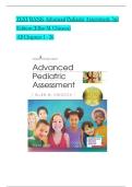 TEST BANK Advanced Pediatric Assessment&comma; 3rd Edition &lpar;Ellen M&period; Chiocca&rpar; All Chapters 1 - 26