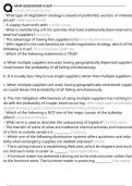 MAR 3203 EXAM 4 UCF Exam Questions and Answers 100&percnt; Pass &vert;Verified and Updated 