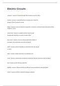 Electric Circuits exam question and answers