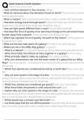 Earth Science 2 Earth Systems Exam Questions and Answers 100&percnt; Pass &vert;Verified and Updated 