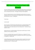 Hesi Nutrition Exams Bundle 1