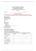 NUR 3275 Age Span Assignment Older Adult Comprehensive Health Assessment William Paterson University 2025-2026 Updates