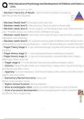 WGU Educational Psychology and Development of Children and Adolescent - D094 Exam Questions and Answers 100&percnt; Pass &vert;Verified and Updated 