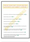 WELOCALIZE PART 1 EXAM UPDATED QUESTIONS AND CORRECT ANSWERS&period;