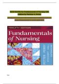 Fundamentals of Nursing 12th Edition (Test Bank) by (Patricia A. Potter, Anne G. Perry, Patricia A. Stockert, Amy Hall | Comprehensive Practice Questions and Answers 2025/2026