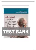 Test Bank Complete&lowbar; Advanced Health Assessment and Diagnostic Reasoning 5th Edition&comma; &lpar;2024&rpar; By Jacqueline Rhoads & Sandra&vert; All Chapters 1-18&vert; Latest&vert; Verified Answers With Rationale&vert; Rated A&plus;