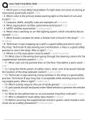 Auto Tech Final REAL ONE Auto Tech Final REAL ONE Exam Questions and Answers 100&percnt; Pass &vert;Verified and Updated 