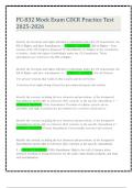 PC-832 Mock Exam CDCR Practice Test 2025-2026 