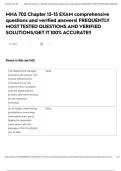 MHA 702 Chapter 13-15 EXAM comprehensive questions and verified answers&vert; FREQUENTLY MOST TESTED QUESTIONS AND VERIFIED SOLUTIONS&sol;GET IT 100&percnt; ACCURATE&excl;&excl;
