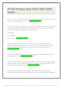 PC 832 Practice Quiz 2025-2026 CDCR Exams