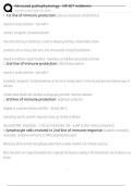 Advanced pathophysiology - NR 507 midterms Exam Questions and Answers 100&percnt; Pass &vert;Verified and Updated 
