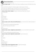 Venous Stasis Ulcer Exam Questions and Answers 100&percnt; Pass &vert;Verified and Updated 