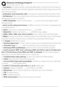 Molecular Cell Biology Chapter 9 Exam Questions and Answers 100&percnt; Pass &vert;Verified and Updated 