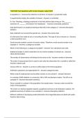 TOM 3020 Test Questions with Correct Answers Latest 2025