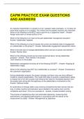 CAPM PRACTICE EXAM QUESTIONS AND ANSWERS 
