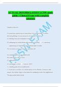 ACTUAL 2025&sol;2026 LATEST LCSW study guide - Clinical Exam with complete solutions