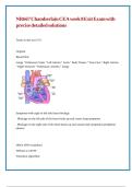 NR667 Chamberlain CEA week 8 Exit Exam with precise detailed solutions