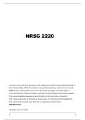 NRSG 2220 LIPPINCOTT CH 14 QUESTIONS AND VERIFIED ANSWERS