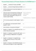 Focused Study Guide and Practice Questions for NUR356 Exam 3
