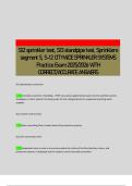 S12 sprinkler test&comma; S13 standpipe test&comma; Sprinklers segment 5&comma; S-12 CITYWIDE SPRINKLER SYSTEMS Practice Exam 2025&sol;2026 WITH CORRECT&sol;ACCURATE ANSWERS