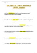 BYU Cell 220 Exam 2 Questions & Verified Solutions