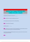 IHS Final Exam Updated 2025&sol;2026 WITH CORRECT&sol;ACCURATE ANSWERS