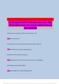 LMR Georgette&rsquo;s PMHNP Certification Exam Latest 2024-2025 Questions and Correct Answers &lpar;Verified Answers&rpar; Exam 2025&sol;2026 