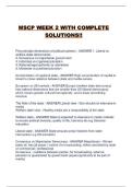 MSCP WEEK 2 WITH COMPLETE SOLUTIONS&excl;&excl;