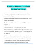 Ryanair - Conversion 5 Exam 2026 Questions and Answers