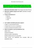 NZ NURSING STATE EXAM &vert;QUESTIONS WITH 100&percnt; VERIFIED CORRECT SOLUTIONS&vert; GUARANTEED PASS