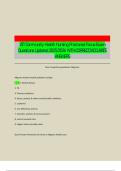 ATI Community Health Nursing Proctored Focus Exam Questions Updated 2025&sol;2026 WITH CORRECT&sol;ACCURATE ANSWERS