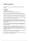 CCM Certification2026&sol;2027 Questions And Correct  Detailed  Answers With Rationales 
