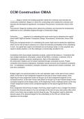 CCM Construction CMAA 2026&sol;2027  Questions and Verified Solutions  