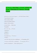 ACTUAL 2025&sol;2026 LATEST MMSC438 Exam 1 Questions & Answers Already Passed