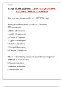 SMQT EXAM 2025&sol;2026 &ndash; UPDATED QUESTIONS AND 100&percnt; CORRECT ANSWERS