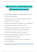 BIO 109 FINAL &ndash; BENEVIDES Exam 2026 Questions and Answers