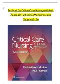 Test Bank for Critical Care Nursing&colon; A Holistic Approach&comma; 12th Edition