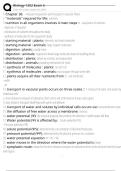 Biology 1202 Exam 5 Exam Questions and Answers 100&percnt; Pass &vert;Verified &vert;Latest Update &vert;Revised Edition