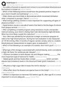 NCSF Exam 1 Exam Questions and Answers 100&percnt; Pass &vert;Verified &vert;Latest Update &vert;Revised Edition