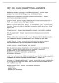 CMN 260 - EXAM 2 QUESTIONS & ANSWERS