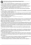 TCIC&sol;TLETS Full Access with CCH Recertification Test Exam Questions and Answers 100&percnt; Pass &vert;Verified and Updated &vert;Graded A&plus;