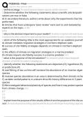 PCB3043L - Final Exam Questions and Answers 100&percnt; Pass &vert;Verified and Updated &vert;Graded A&plus;