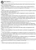 WGU C838 OA Exam Questions and Answers 100&percnt; Pass &vert;Verified and Updated &vert;Graded A&plus;