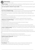Epidemiology Exam Questions and Answers 100&percnt; Pass &vert;Verified and Updated &vert;Graded A&plus;