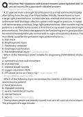 ATLS Post Test Questions with Correct Answers Latest Updated 2025 &lpar;Ad- vanced trauma life support&rpar;with detailed answers 